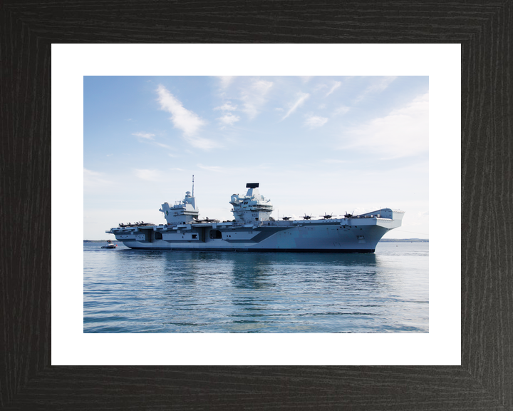 HMS Queen Elizabeth R08 Queen Elizabeth Class Aircraft Carrier Starboard Beam View Photo Print - Posters, Prints, & Visual Artwork - by Hampshire Prints (image 2 of 9)