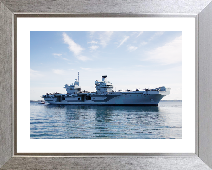 HMS Queen Elizabeth R08 Queen Elizabeth Class Aircraft Carrier Starboard Beam View Photo Print - Posters, Prints, & Visual Artwork - by Hampshire Prints (image 6 of 9)