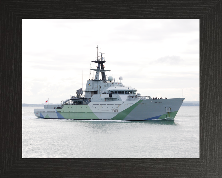 HMS Severn P282 River Class Patrol Vessel Underway Photo Print - Posters, Prints, & Visual Artwork - by Hampshire Prints (image 3 of 9)