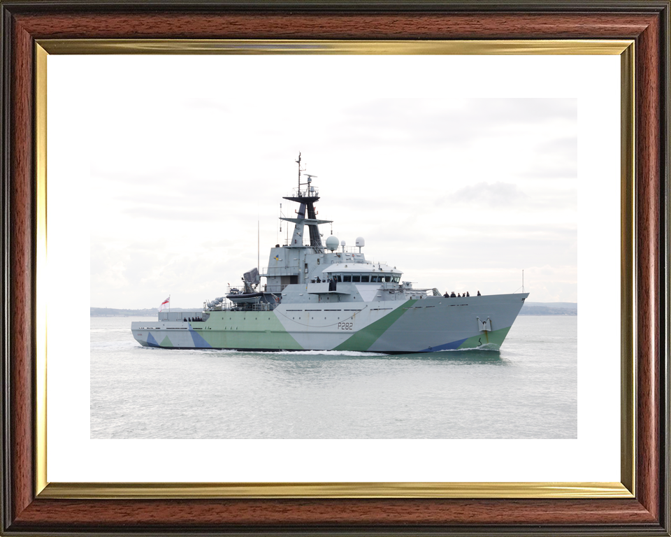 HMS Severn P282 River Class Patrol Vessel Underway Photo Print - Posters, Prints, & Visual Artwork - by Hampshire Prints (image 8 of 9)