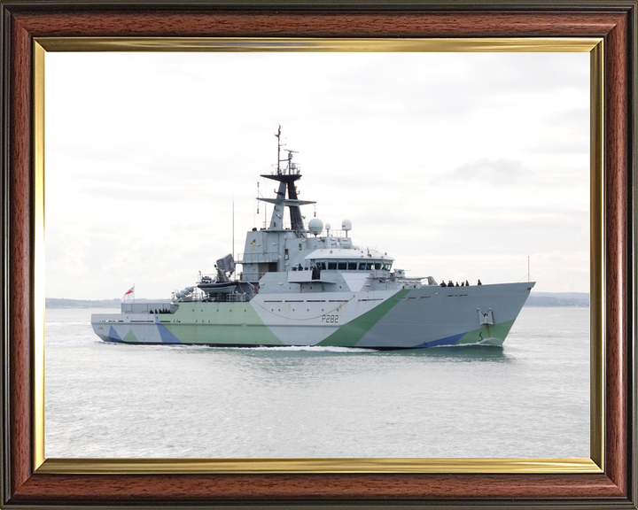 HMS Severn P282 River Class Patrol Vessel Underway Photo Print - Posters, Prints, & Visual Artwork - by Hampshire Prints (image 9 of 9)