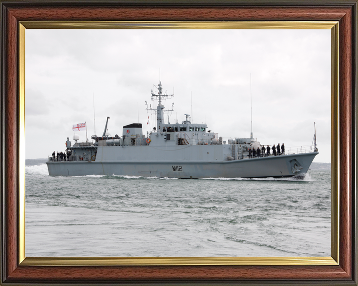HMS Shoreham M112 Sandown Class Minehunter Starboard Beam View Photo Print - Posters, Prints, & Visual Artwork - by Hampshire Prints (image 9 of 9)