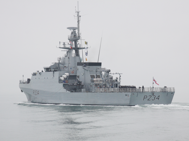 HMS Spey P234 River Class Patrol Vessel Photo Print - Posters, Prints, & Visual Artwork - by Hampshire Prints (image 1 of 9)