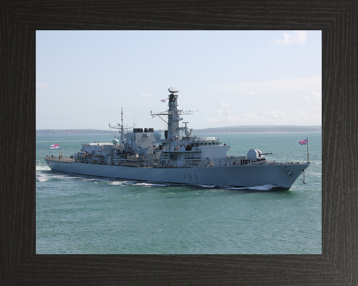 HMS St Albans F83 Type 23 Frigate At Anchor