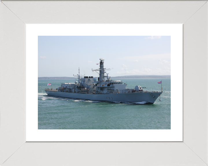 HMS St Albans F83 Type 23 Frigate At Anchor