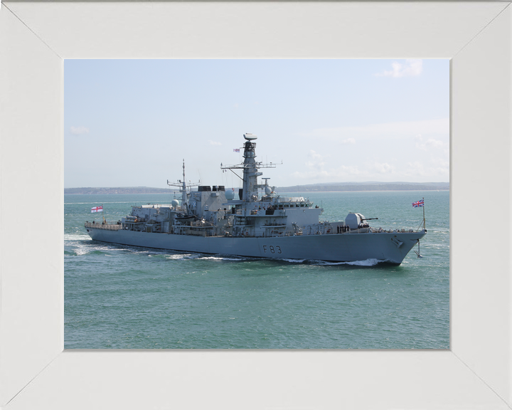 HMS St Albans F83 Type 23 Frigate At Anchor