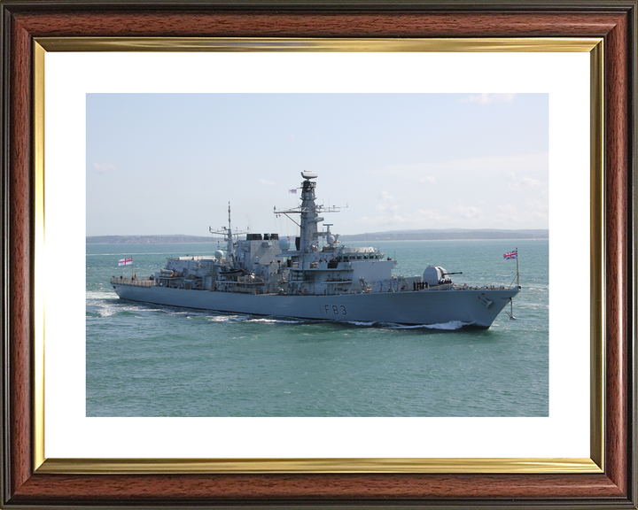 HMS St Albans F83 Type 23 Frigate At Anchor