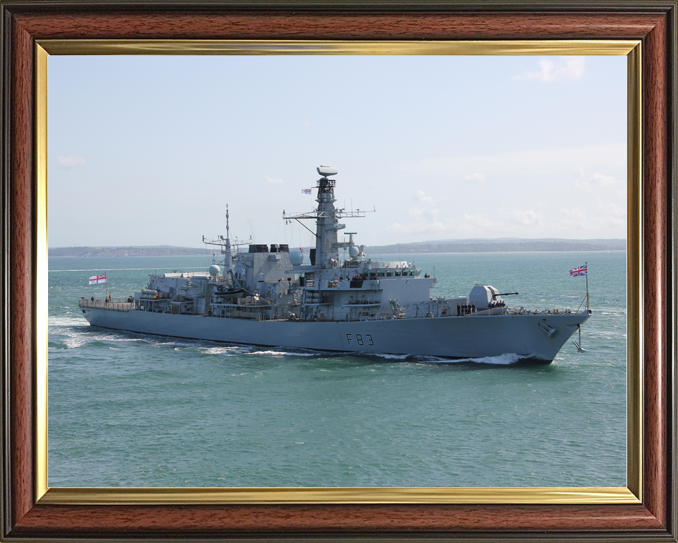 HMS St Albans F83 Type 23 Frigate At Anchor