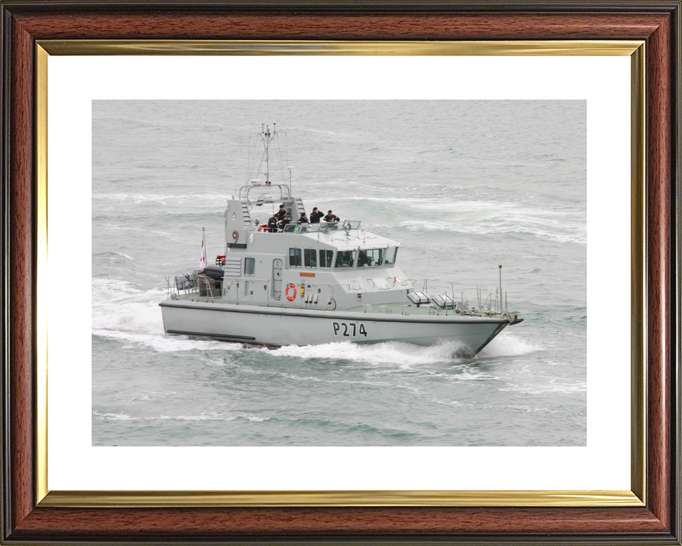 HMS Tracker P274 Archer Class P2000 Patrol Vessel October 2004 Photo Print - Posters, Prints, & Visual Artwork - by Hampshire Prints (image 8 of 9)
