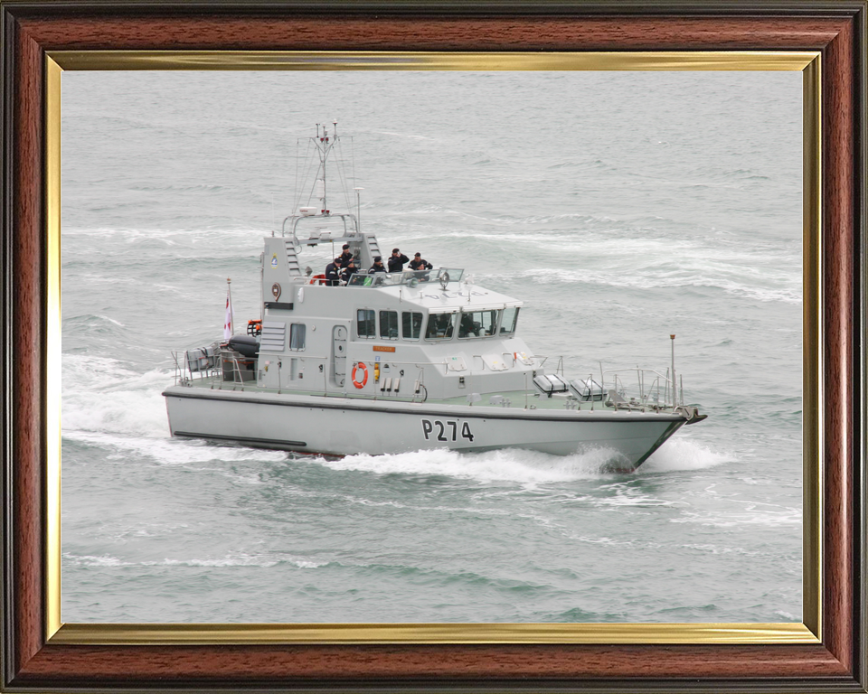HMS Tracker P274 Archer Class P2000 Patrol Vessel October 2004 Photo Print - Posters, Prints, & Visual Artwork - by Hampshire Prints (image 9 of 9)
