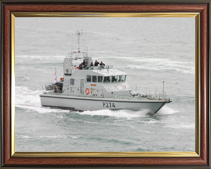 HMS Tracker P274 Archer Class P2000 Patrol Vessel October 2004 Photo Print - Posters, Prints, & Visual Artwork - by Hampshire Prints (image 9 of 9)