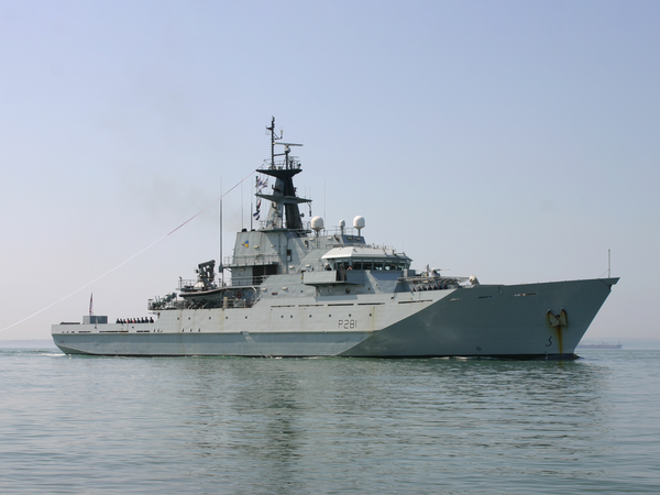 HMS Tyne P281 River Class Patrol Vessel