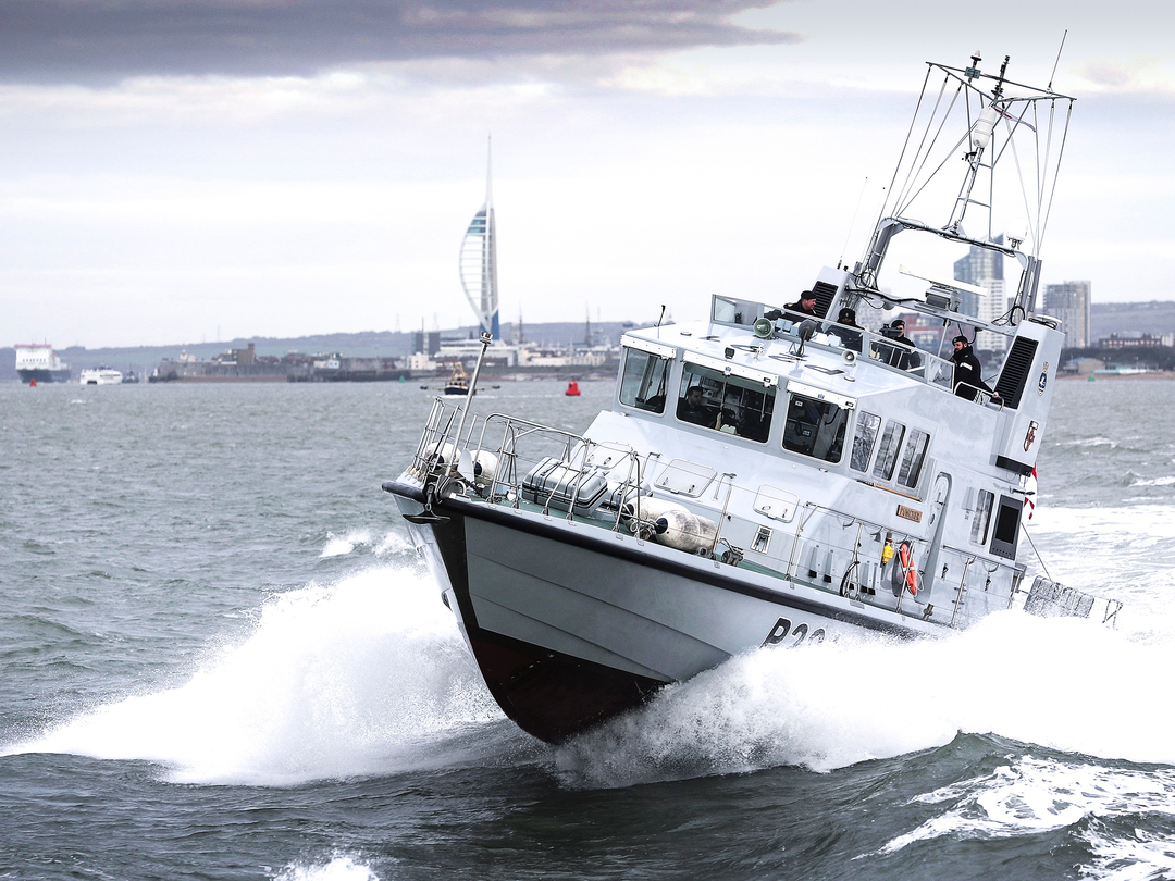 HMS Puncher P291 Archer Class P2000 Patrol Vessel February 2018 Photo Print - Posters, Prints, & Visual Artwork - by Hampshire Prints (image 1 of 9)