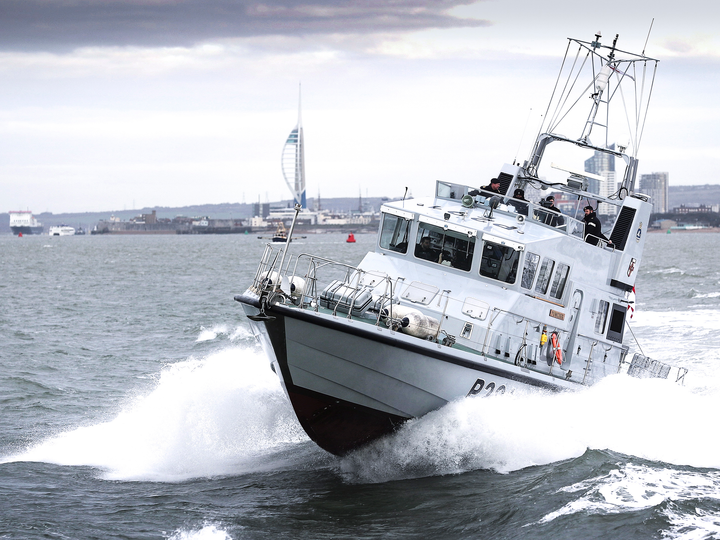 HMS Puncher P291 Archer Class P2000 Patrol Vessel February 2018 Photo Print - Posters, Prints, & Visual Artwork - by Hampshire Prints (image 1 of 9)