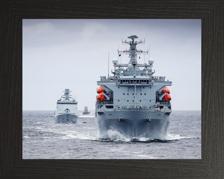 RFA Argus A135 Casualty Class Ship May 2019 Bow View