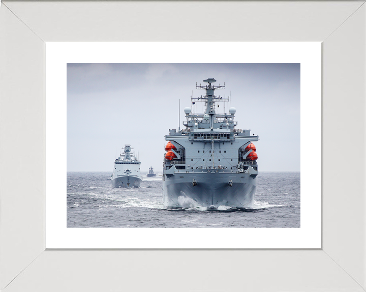 RFA Argus A135 Casualty Class Ship May 2019 Bow View