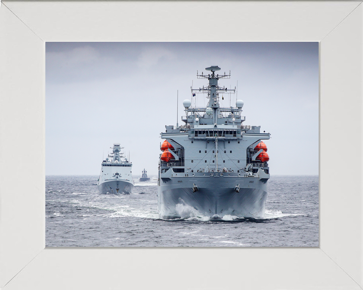 RFA Argus A135 Casualty Class Ship May 2019 Bow View