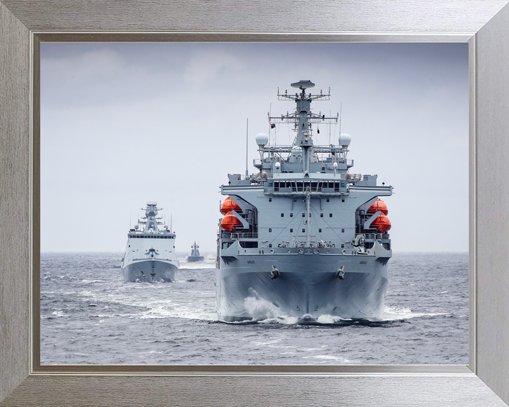 RFA Argus A135 Casualty Class Ship May 2019 Bow View