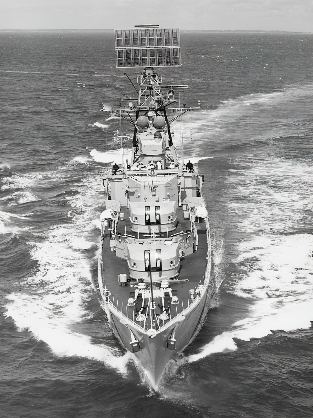 HMS Barrosa (D68) Royal Navy Battle Class Destroyer Bow View Photo Print Wall Art Decor Posters, Prints, & Visual Artwork Hampshire Prints 6 x 4 No Frame No
