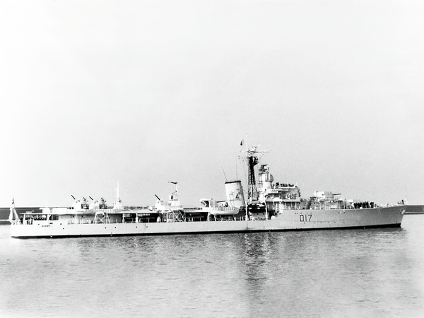 HMS Alamein D17 Battle Class Destroyer