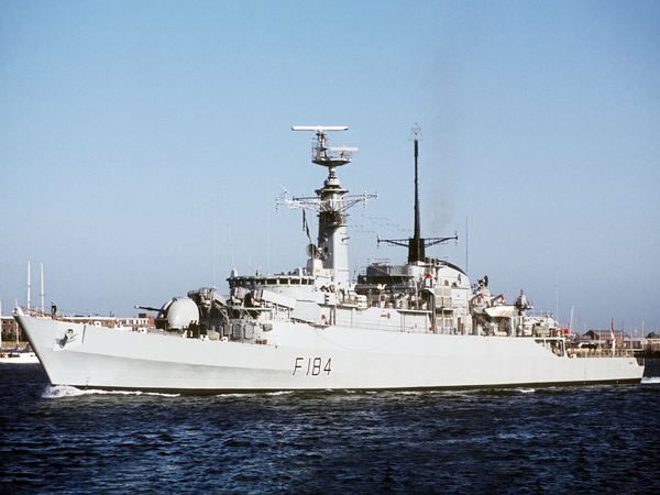 HMS Ardent F184 Type 21 Frigate June 1981