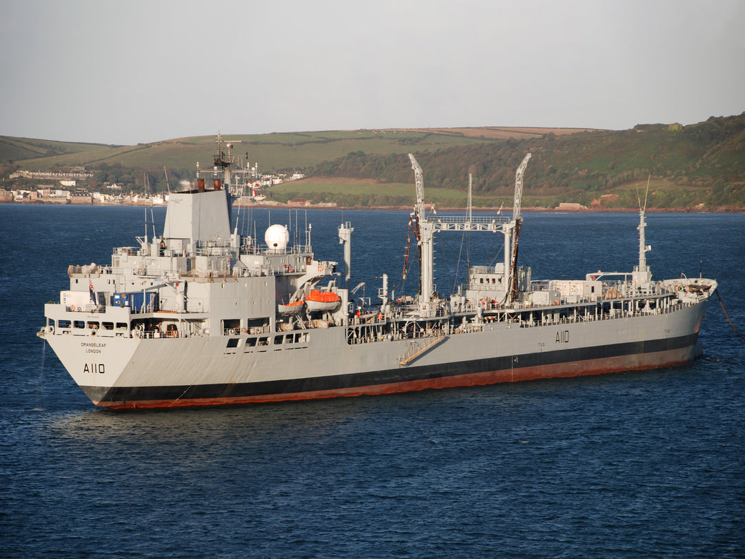 RFA Orangeleaf A110 | Photo Print | Framed Print | Leaf Class | Support Tanker | Royal Fleet Auxiliary Hampshire Prints