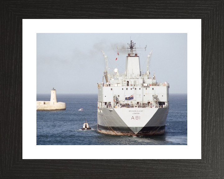 RFA Brambleleaf A81 Leaf Class Tanker Stern View Photo Print - Posters, Prints, & Visual Artwork - by Hampshire Prints (image 2 of 9)