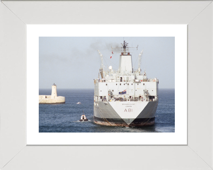 RFA Brambleleaf A81 Leaf Class Tanker Stern View Photo Print - Posters, Prints, & Visual Artwork - by Hampshire Prints (image 4 of 9)