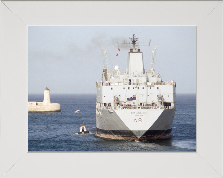 RFA Brambleleaf A81 Leaf Class Tanker Stern View Photo Print - Posters, Prints, & Visual Artwork - by Hampshire Prints (image 5 of 9)