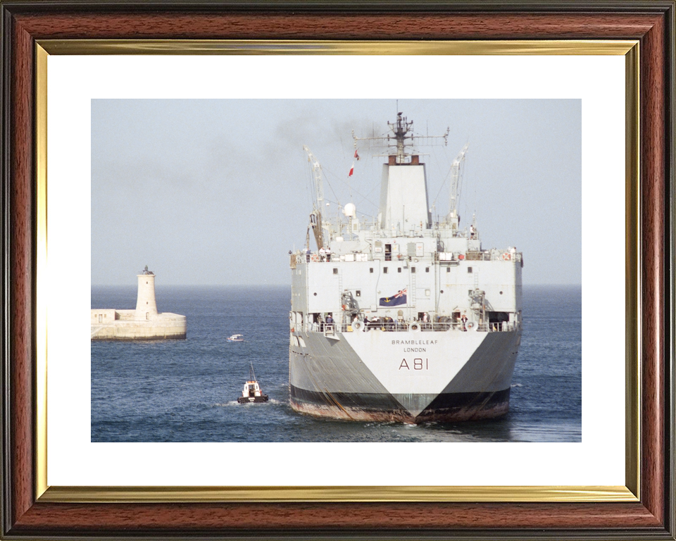 RFA Brambleleaf A81 Leaf Class Tanker Stern View Photo Print - Posters, Prints, & Visual Artwork - by Hampshire Prints (image 8 of 9)