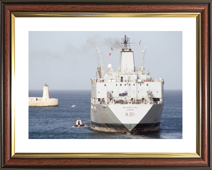 RFA Brambleleaf A81 Leaf Class Tanker Stern View Photo Print - Posters, Prints, & Visual Artwork - by Hampshire Prints (image 8 of 9)