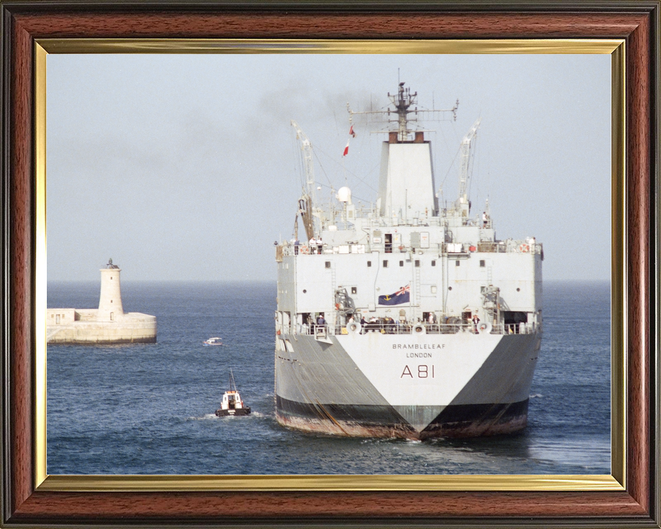 RFA Brambleleaf A81 Leaf Class Tanker Stern View Photo Print - Posters, Prints, & Visual Artwork - by Hampshire Prints (image 9 of 9)
