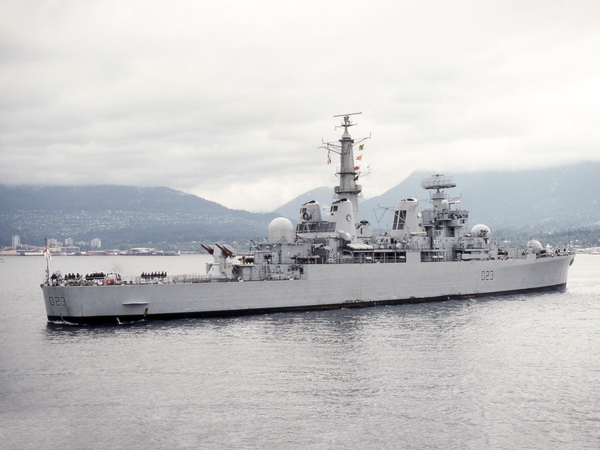 HMS Bristol D23 Type 82 Destroyer 20 May 1989