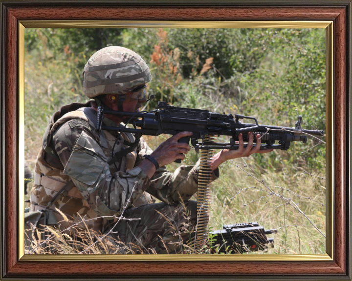 Royal Marine Commando Exercise Platinum Lion 15 Photo Print - 40 Commando Posters, Prints, & Visual Artwork Hampshire Prints 10 x 8 Classic Frame No