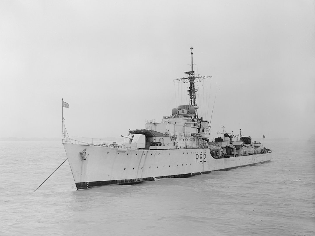 HMS Creole (R82) Royal Navy C Class Destroyer At Anchor Photo Print Wall Art Decor Posters, Prints, & Visual Artwork Hampshire Prints 6 x 4 No Frame No