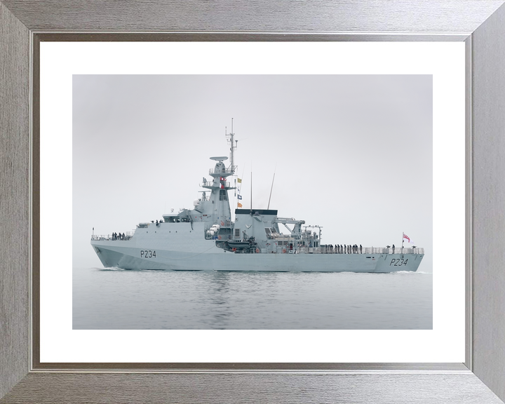 HMS Spey P234 River Class Patrol Vessel February 2021 Port Side View Photo Print - Posters, Prints, & Visual Artwork - by Hampshire Prints (image 6 of 9)