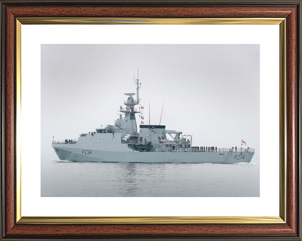 HMS Spey P234 River Class Patrol Vessel February 2021 Port Side View Photo Print - Posters, Prints, & Visual Artwork - by Hampshire Prints (image 8 of 9)