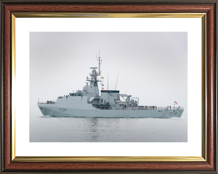 HMS Spey P234 River Class Patrol Vessel February 2021 Port Side View Photo Print - Posters, Prints, & Visual Artwork - by Hampshire Prints (image 8 of 9)