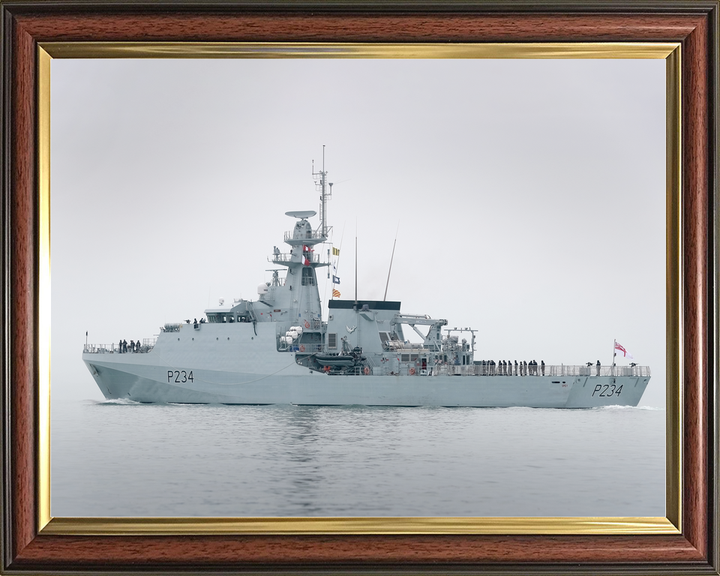 HMS Spey P234 River Class Patrol Vessel February 2021 Port Side View Photo Print - Posters, Prints, & Visual Artwork - by Hampshire Prints (image 9 of 9)