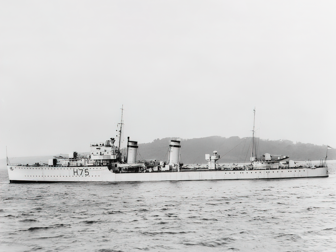 HMS Decoy (H75) Royal Navy D Class Destroyer Port Beam View Photo Print Wall Art Decor Posters, Prints, & Visual Artwork Hampshire Prints 6 x 4 No Frame No