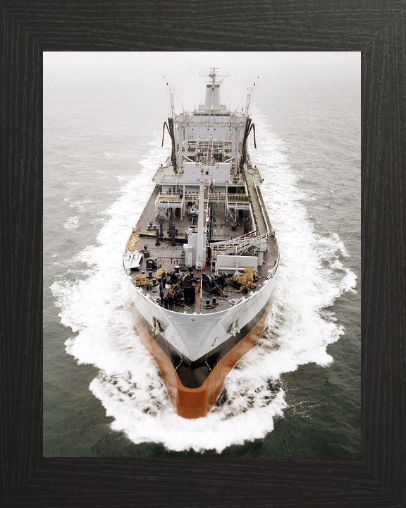 RFA Brambleleaf A81 Leaf Class Tanker High Bow View Photo Print - Posters, Prints, & Visual Artwork - by Hampshire Prints (image 3 of 9)