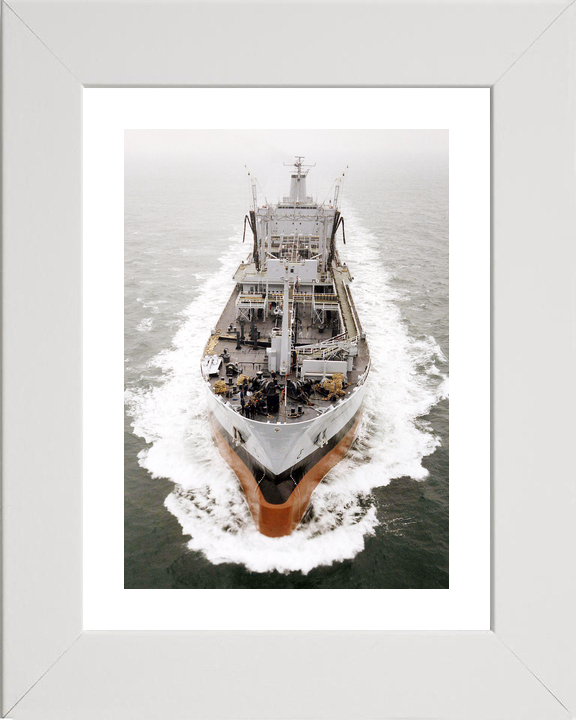 RFA Brambleleaf A81 Leaf Class Tanker High Bow View Photo Print - Posters, Prints, & Visual Artwork - by Hampshire Prints (image 4 of 9)