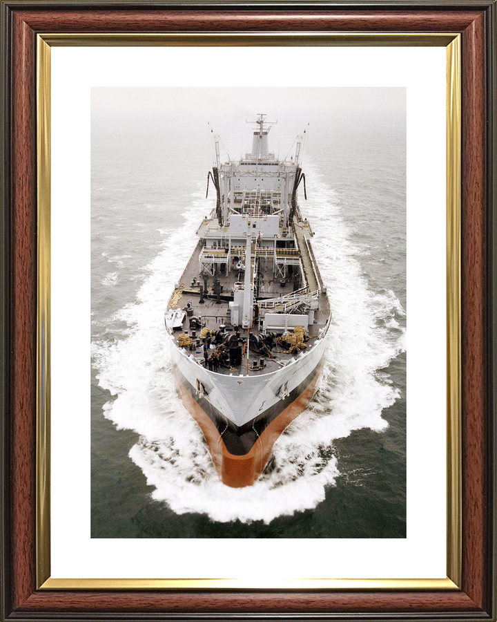 RFA Brambleleaf A81 Leaf Class Tanker High Bow View Photo Print - Posters, Prints, & Visual Artwork - by Hampshire Prints (image 8 of 9)
