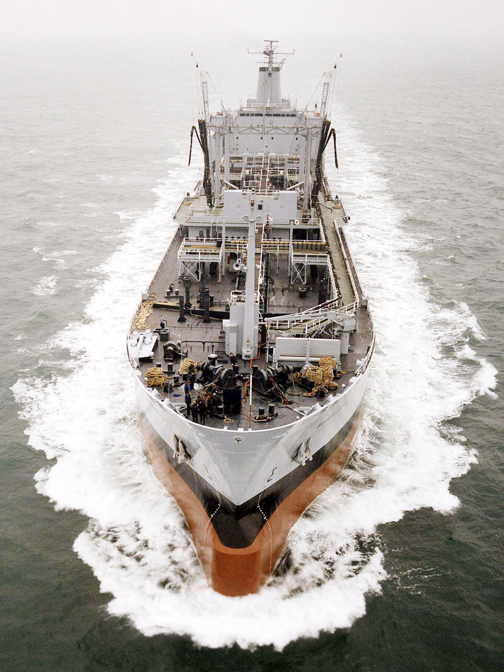 RFA Brambleleaf A81 Leaf Class Tanker High Bow View Photo Print - Posters, Prints, & Visual Artwork - by Hampshire Prints (image 1 of 9)