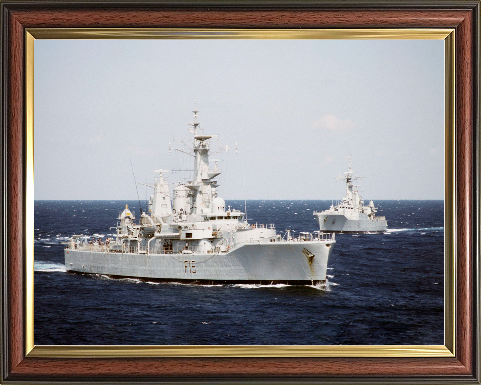 HMS Euryalus (F15) Royal Navy Leander Class Frigates and HMS Rothesay (F107)  Photo Print Wall Art Decor - Posters, Prints, & Visual Artwork - by Hampshire Prints (image 9 of 9)