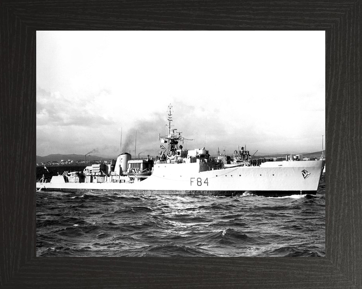 HMS Exmouth (F84) Royal Navy Blackwood Class Frigate Starboard View Photo Print Wall Art Decor - Posters, Prints, & Visual Artwork - by Hampshire Prints (image 3 of 9)