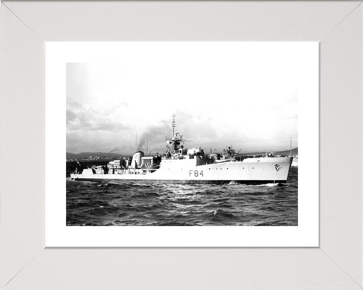 HMS Exmouth (F84) Royal Navy Blackwood Class Frigate Starboard View Photo Print Wall Art Decor - Posters, Prints, & Visual Artwork - by Hampshire Prints (image 4 of 9)