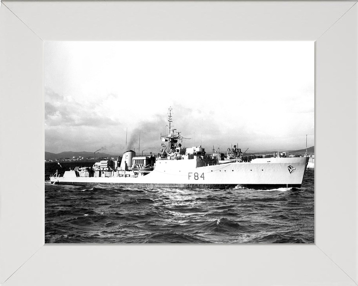 HMS Exmouth (F84) Royal Navy Blackwood Class Frigate Starboard View Photo Print Wall Art Decor - Posters, Prints, & Visual Artwork - by Hampshire Prints (image 5 of 9)