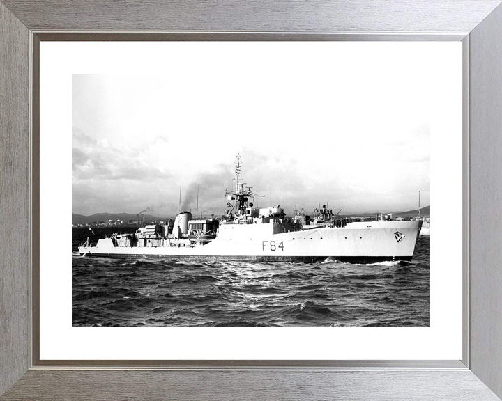 HMS Exmouth (F84) Royal Navy Blackwood Class Frigate Starboard View Photo Print Wall Art Decor - Posters, Prints, & Visual Artwork - by Hampshire Prints (image 6 of 9)
