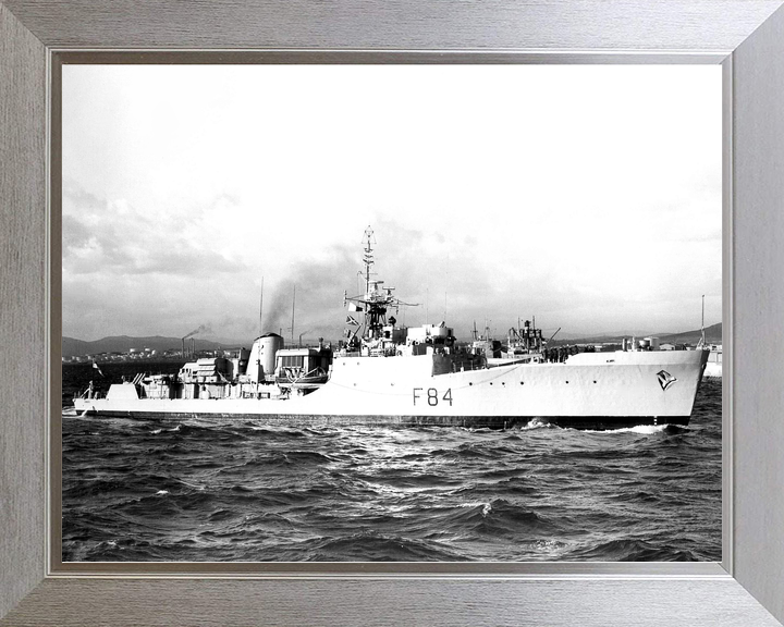 HMS Exmouth (F84) Royal Navy Blackwood Class Frigate Starboard View Photo Print Wall Art Decor - Posters, Prints, & Visual Artwork - by Hampshire Prints (image 7 of 9)